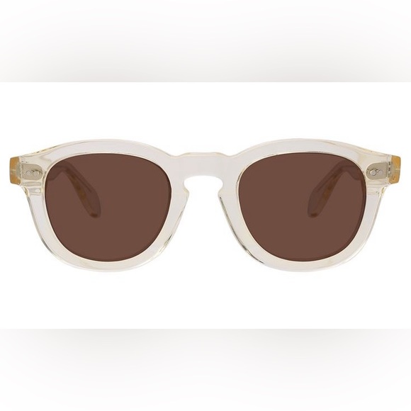 Illesteva Accessories - Illesteva Murdoch sunglasses clear frame with green lenses